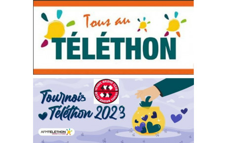 Tournois au profit du téléthon le 8 décembre 2023