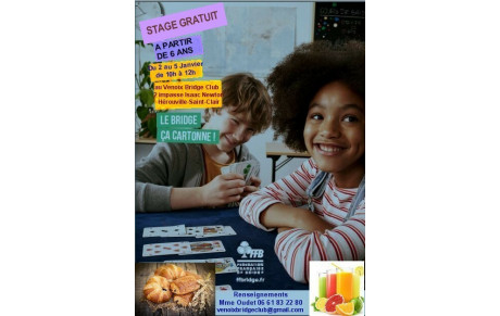 Stage au VBC à partir de 6 ans