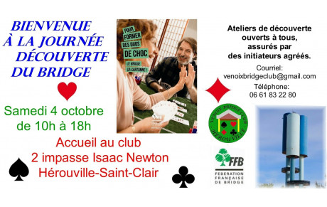 Journée découverte du bridge